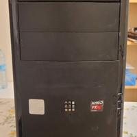 Pc computer desktop assemblato midi tower