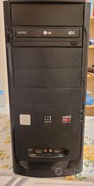 Pc computer desktop assemblato midi tower