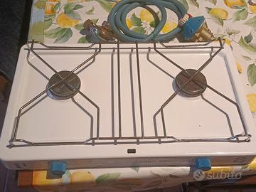 Cucina da campeggio 2 fuochi