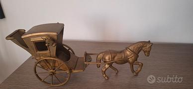 calesse con cavallo vintage 