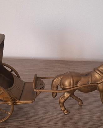 calesse con cavallo vintage 
