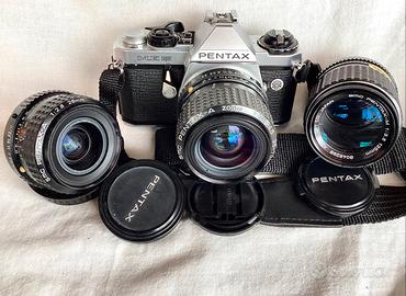 Pentax ME Super, lenti e winder