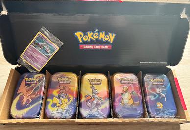 Pokémon Mini Tin Prodigi di Kanto Sealed