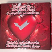 Orologio da muro a forma di cuore - Nuovo