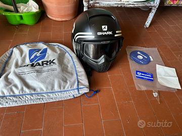 Casco moto Shark Drak 72 Casco Jet nero/Bianco