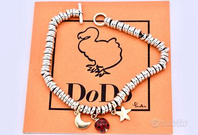 dodo bracciale rondelle charms oro argento pendant