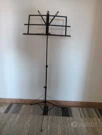 Leggio musicale pieghevole 
