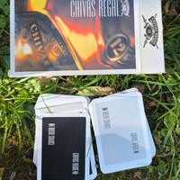 carte da gioco Chivas regal,si spedizione 