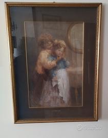 autore Italo Forte, tecnica mista, 20 x 30