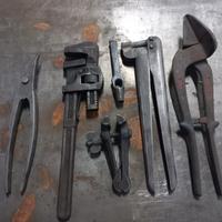 Attrezzi vintage da lattoniere