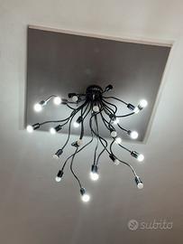Lampadario 24 porta lampadine