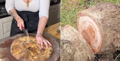 tagliere di ciliegio  e mandorlo