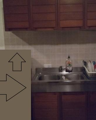 Lavello cucina doppio pensili sgocciolatoio CUMINI