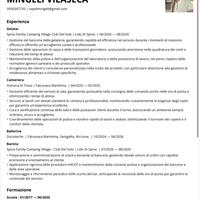 Cv per cercare lavoro