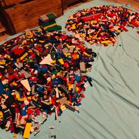 18 kg di Lego sfuso vintage