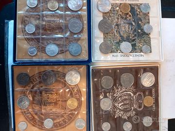 500 lire ARGENTO 4 CONFEZIONI SAN MARINO FD