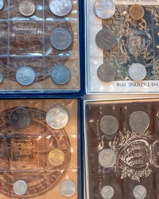 500 lire ARGENTO 4 CONFEZIONI SAN MARINO FD