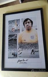 stampa in cornice gordon banks 35x50