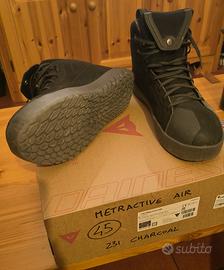 Dainese Metractive Air, tg 45, scarpe moto