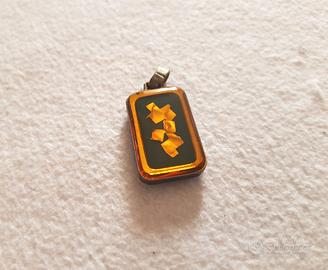 Ciondolo Gioiello Jules Berthet foglia d'oro 18 Kt