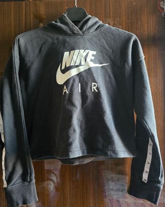 Felpa Nike Air cappuccio nera 