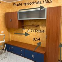 Parete attrezzata tv