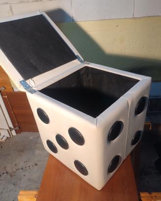 Pouf/contenitore Vintage