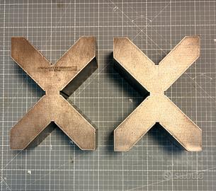 Blocchi paralleli a croce 150 × 200 mm