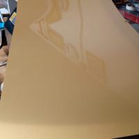 Lastra alluminio oro 120x60