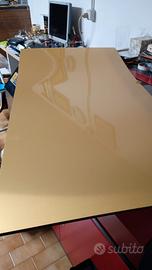 Lastra alluminio oro 120x60