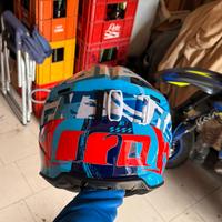 casco airoh wraap street azure gloss