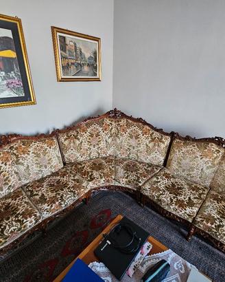 Divano modulare curvato 