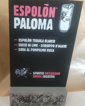 Lavagnetta Pubblicitaria Espalon Paloma Spirito
