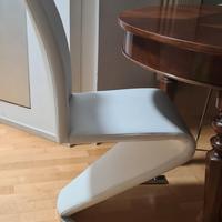 2 sedie da pranzo moderne imbottite