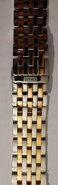 Cinturino orologio bicolore acciaio per Oris 