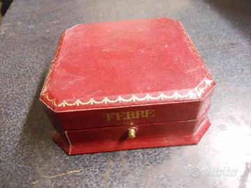 G.F. FERRE' scatola porta orecchini VINTAGE wbx70