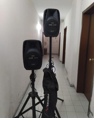 2 Altoparlanti Gemini ES-08P 300 W ATTIVO