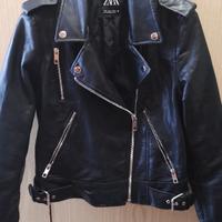 Giubbotto Zara donna in ecopelle tg S