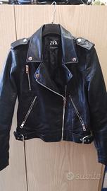 Giubbotto Zara donna in ecopelle tg S