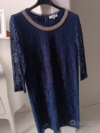 tubino in pizzo manica 3/4