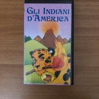 Videocassetta VHS gli indiani d’America