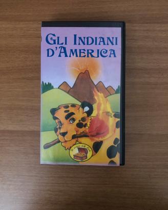 Videocassetta VHS gli indiani d’America