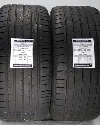 2 PNEUMATICI USATI 295/40R20 110Y HP91 MARSHAL GOM
