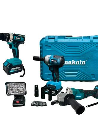 Kit 4in1 Trapano Smerigliatrice Avvitatore ad Impu