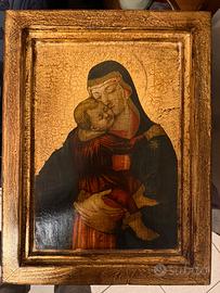 Quadro Madonna con Gesu