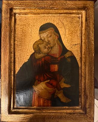 Quadro Madonna con Gesu