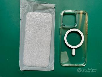 Cover iPhone 15 Pro Max Trasparente MagSafe