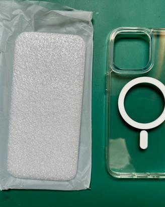 Cover iPhone 15 Pro Max Trasparente MagSafe