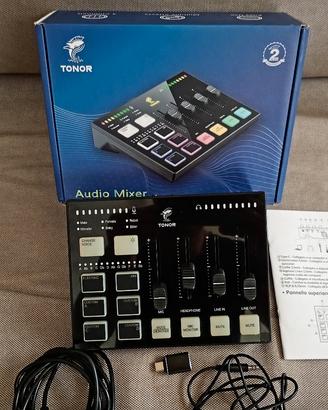TONOR TX310 Audio Mixer per Streaming
