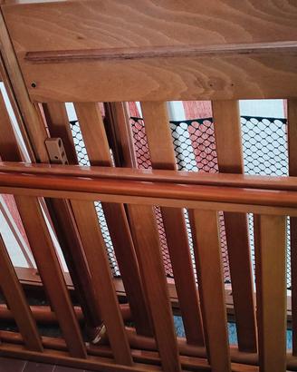 lettino pali vintage